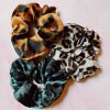 Leopard Satin Scrunch Set Of 3