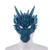 Halloween Mask Masquerade Foam Dragon Mask Scary  Half Face Mask for Cosplay Costume