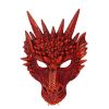 Halloween Mask Masquerade Foam Dragon Mask Scary  Half Face Mask for Cosplay Costume